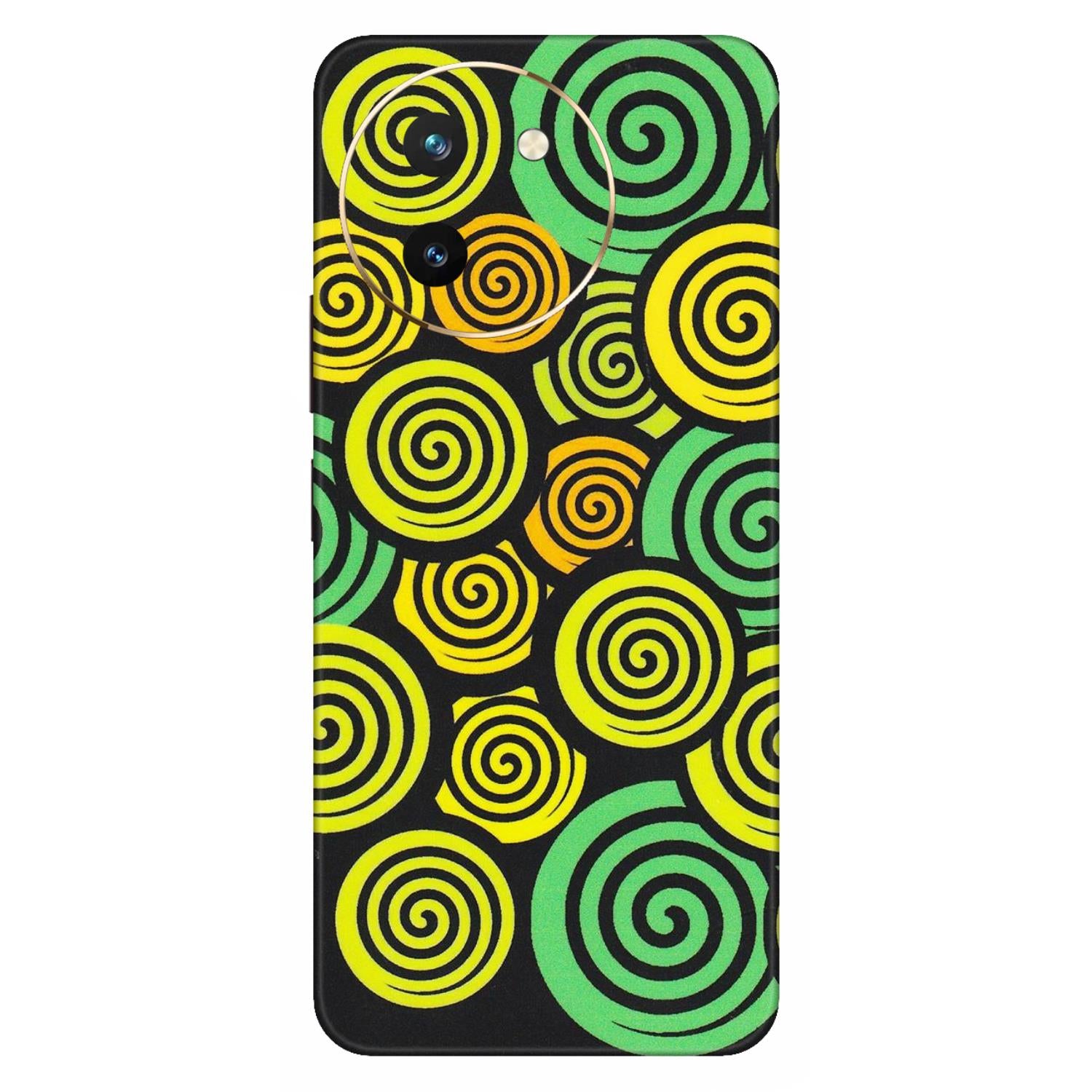 VIVO Z/V/X/T/U/S Series Phone Skins (All Models) - Crazy Spiral - Matte Finish (M-91) Vivo T3 X (5G)