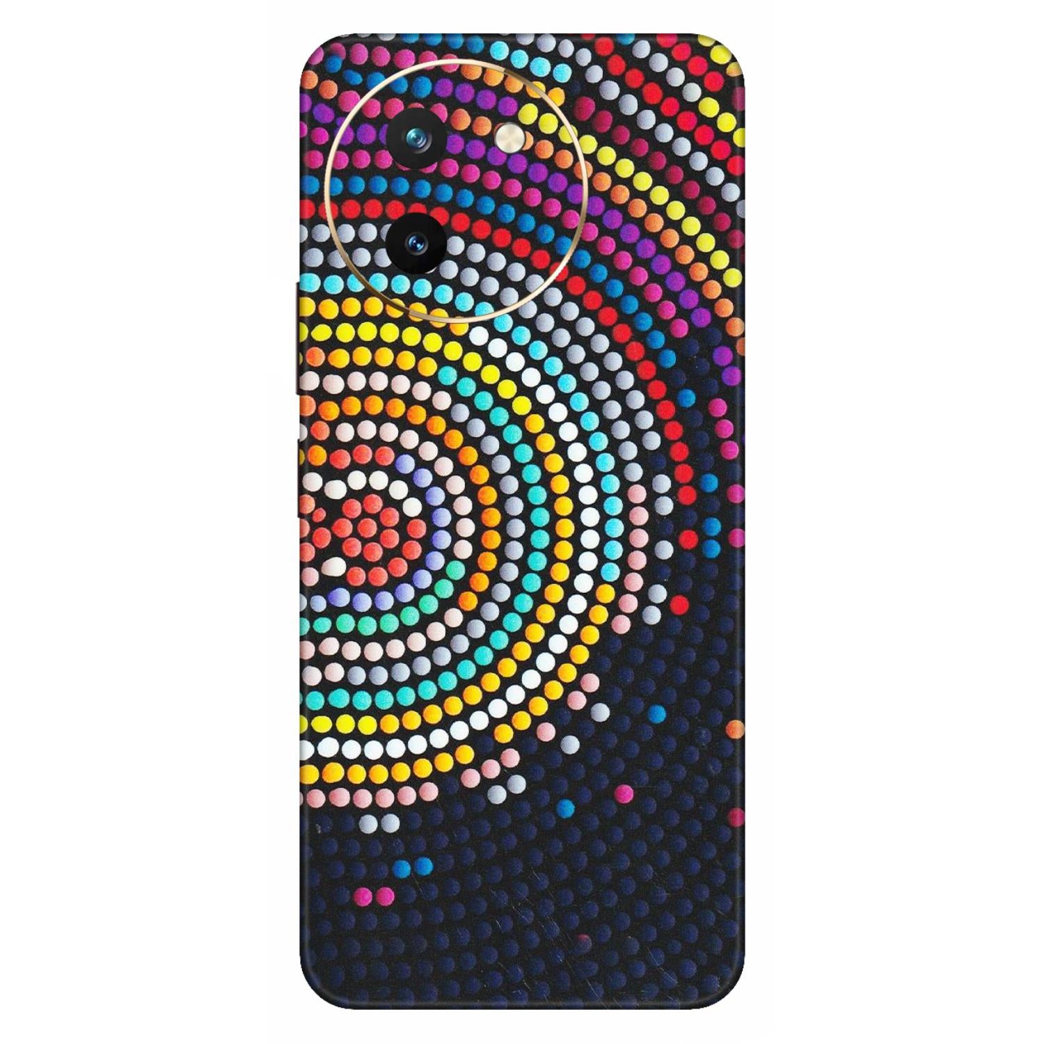 VIVO Z/V/X/T/U/S Series Phone Skins (All Models) - Rainbow Dot Mandala - Matte Finish (M-97) Vivo T3 X (5G)