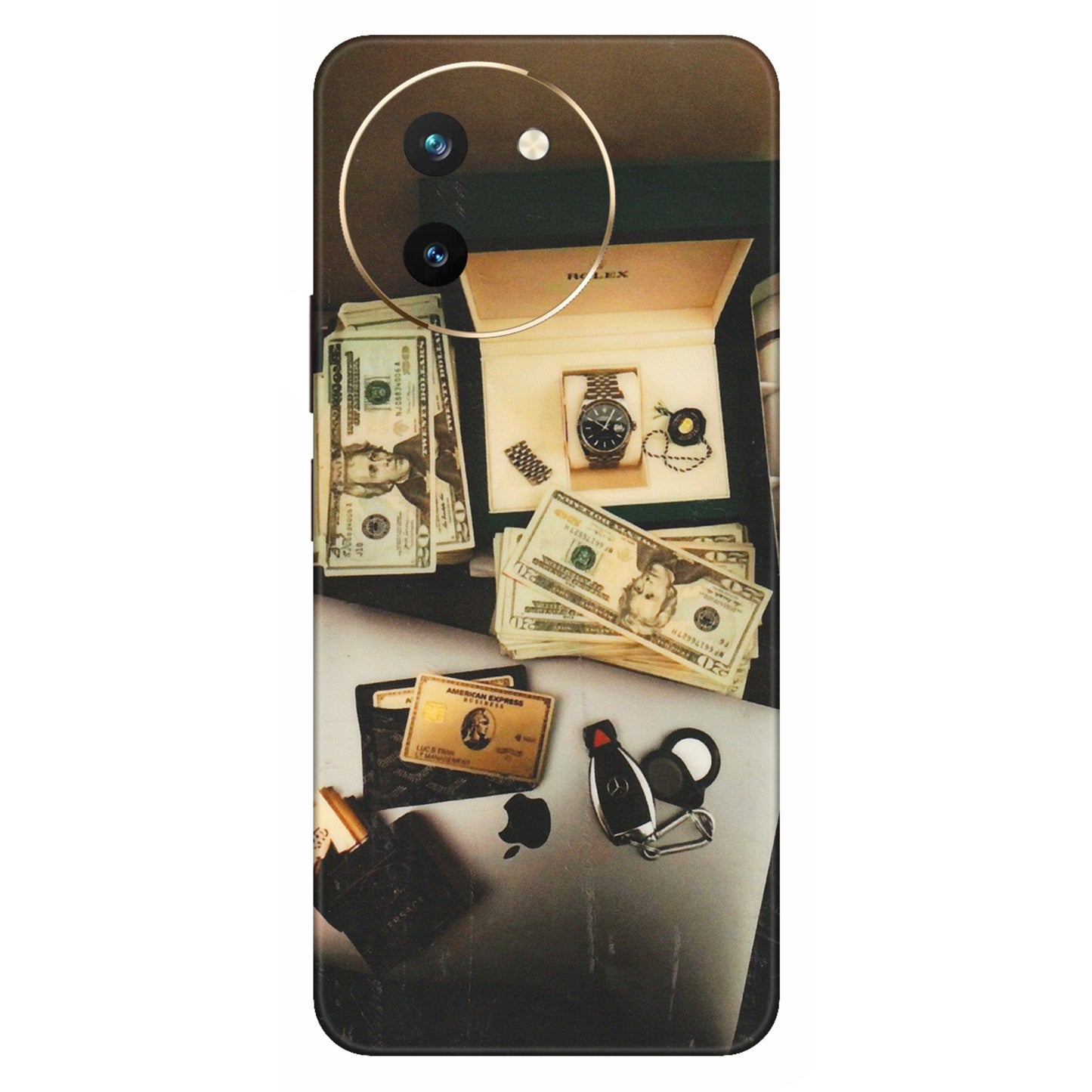 VIVO Z/V/X/T/U/S Series Phone Skins (All Models) - Luxury Lifestyle - Transparent Finish (T-11) Vivo T3 X (5G)