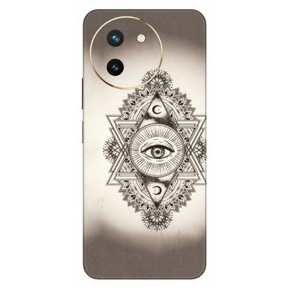 VIVO Z/V/X/T/U/S Series Phone Skins (All Models) - Illuminati Great Eye - Transparent Finish (T-14) Vivo T3 X (5G)