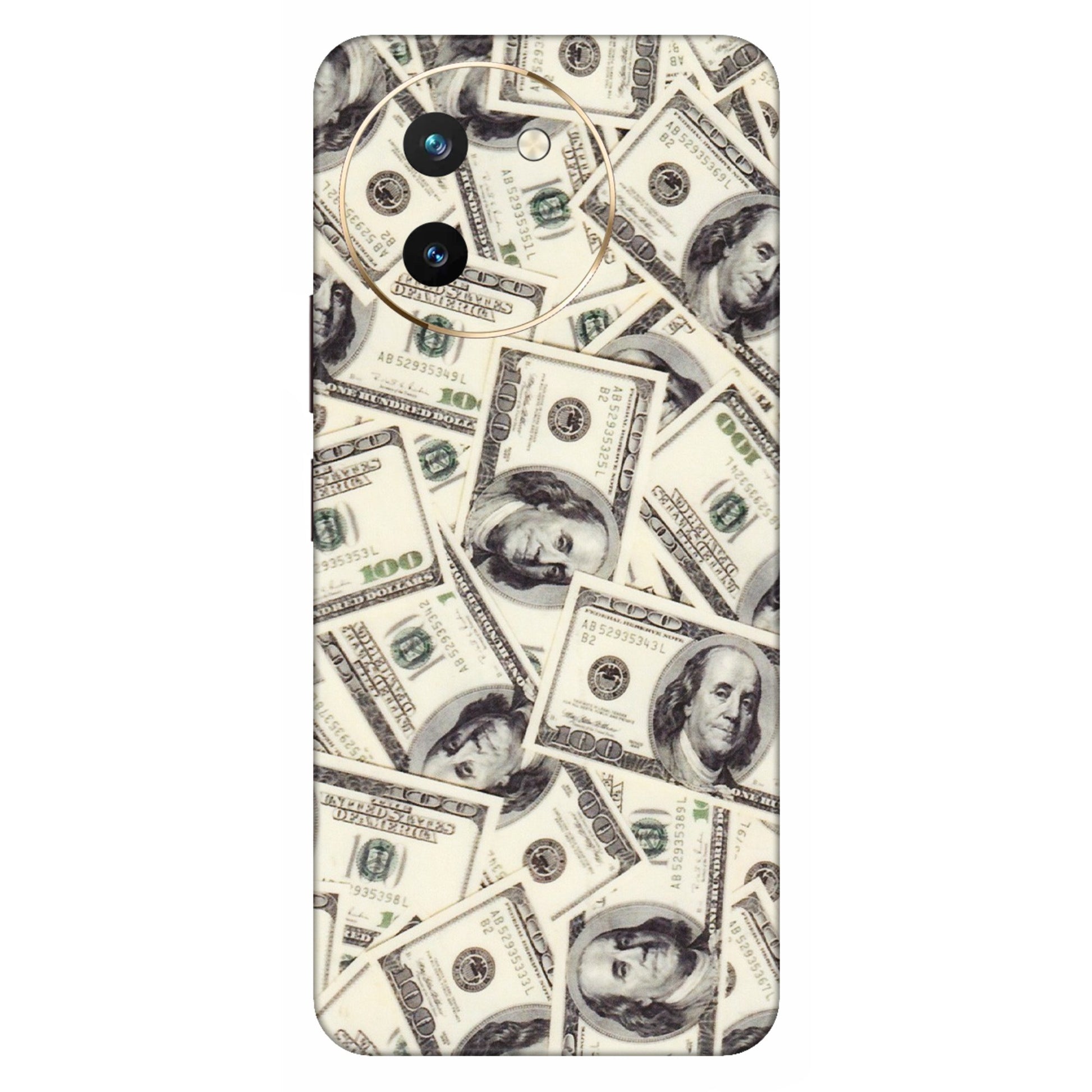 VIVO Z/V/X/T/U/S Series Phone Skins (All Models) - Dollar Lover - Transparent Finish (T-17) Vivo T3 X (5G)