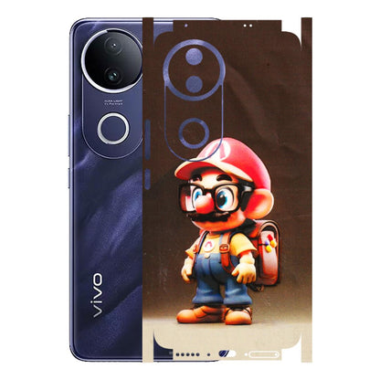 VIVO Z/V/X/T/U/S Series Phone Skins (All Models) - Little Mario - 3D Embossed Finish (L-119) Vivo T4R 5G