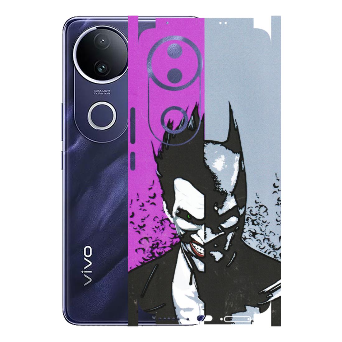 VIVO Z/V/X/T/U/S Series Phone Skins (All Models) - Batman & Joker - 3D Embossed Finish (L-143) Vivo T4R 5G