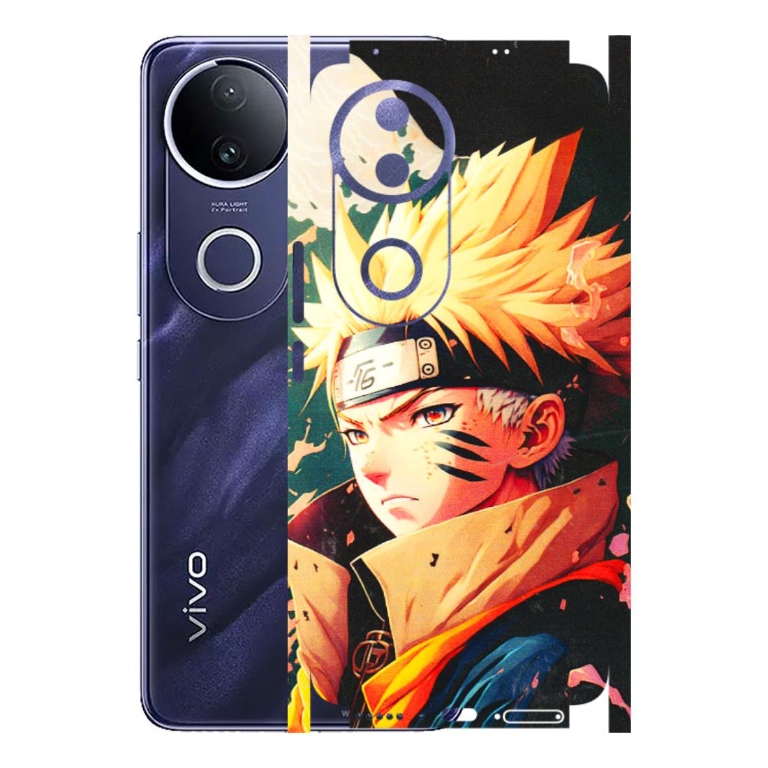 VIVO Z/V/X/T/U/S Series Phone Skins (All Models) - New Naruto - 3D Embossed Finish (L-148) Vivo T4R 5G