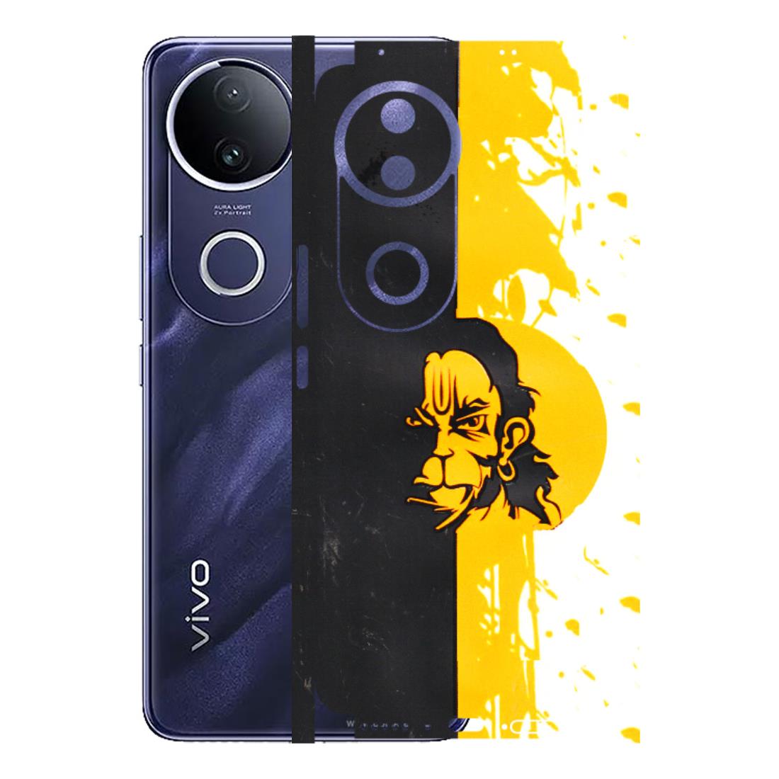 VIVO Z/V/X/T/U/S Series Phone Skins (All Models) - Bajrangbali - 3D Embossed Finish (L-151) Vivo T4R 5G