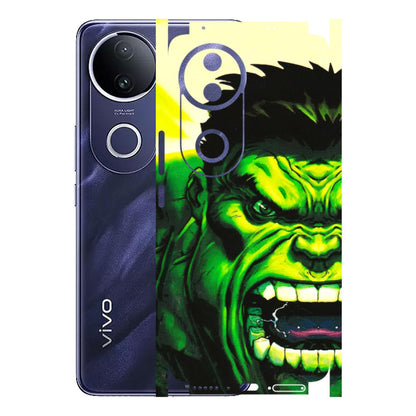 VIVO Z/V/X/T/U/S Series Phone Skins (All Models) - Hulk - 3D Embossed Finish (L-180) Vivo T4R 5G