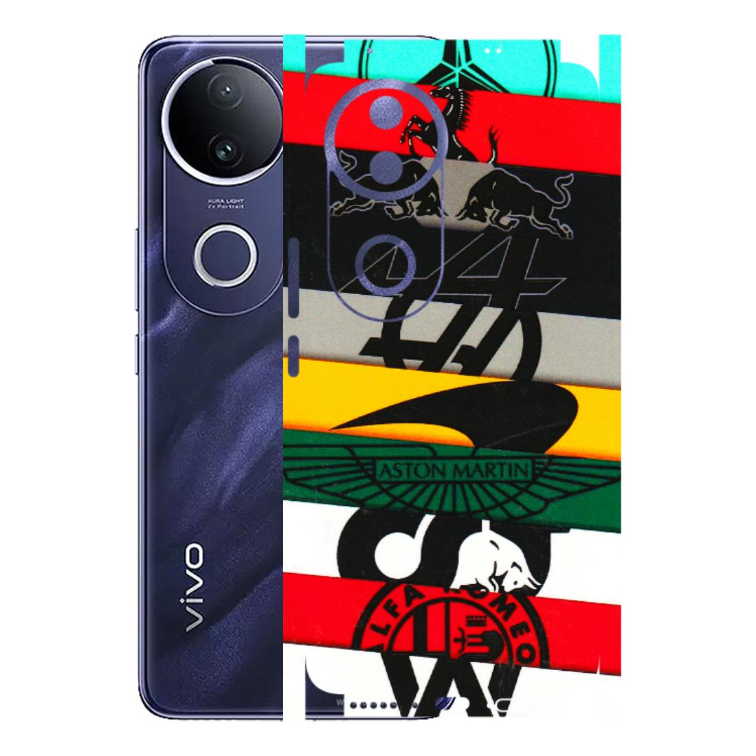 VIVO Z/V/X/T/U/S Series Phone Skins (All Models) - Multi Designer Brands - 3D Embossed Finish (L-187) Vivo T4R 5G