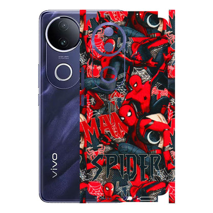 VIVO Z/V/X/T/U/S Series Phone Skins (All Models) - SpiderMan Cool - 3D Embossed Finish (L-188) Vivo T4R 5G