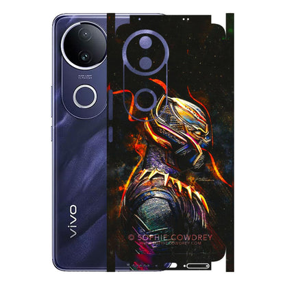 VIVO Z/V/X/T/U/S Series Phone Skins (All Models) - Black Panther - 3D Embossed Finish (L-190) Vivo T4R 5G