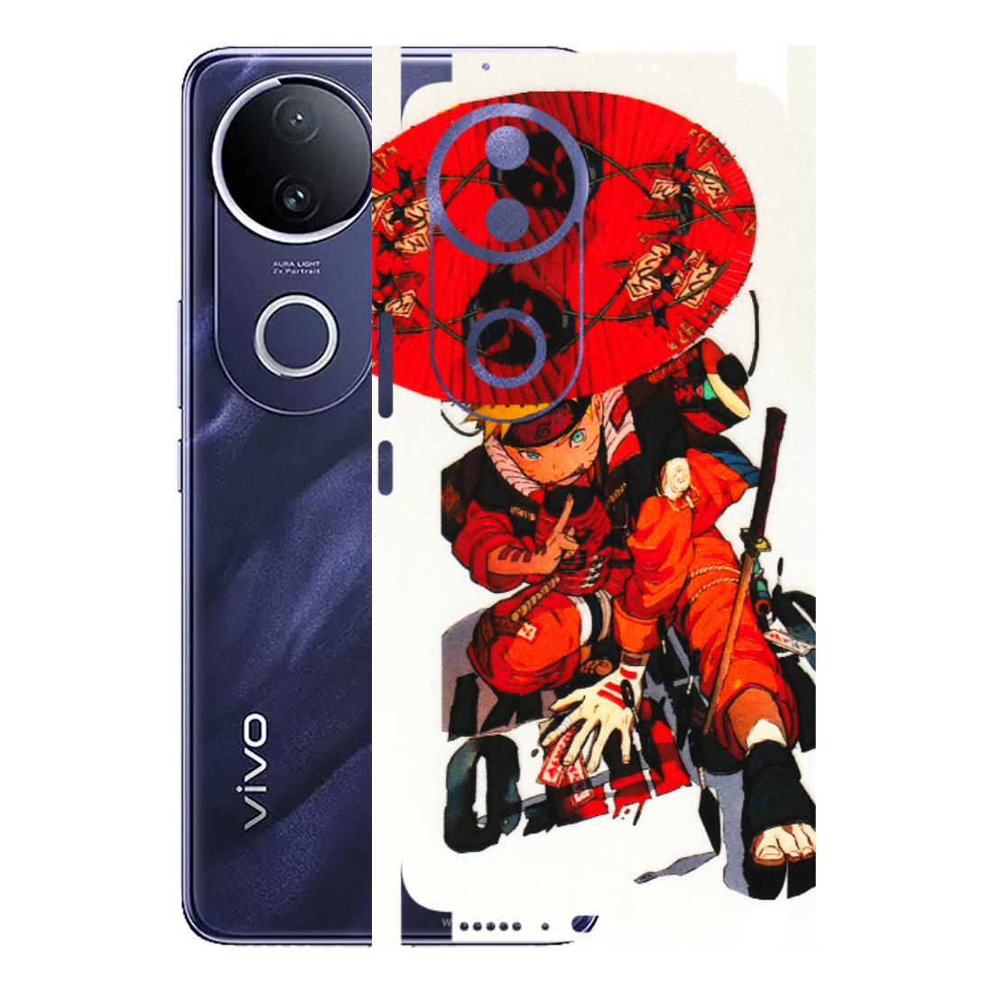 VIVO Z/V/X/T/U/S Series Phone Skins (All Models) - Naruto - 3D Embossed Finish (L-208) Vivo T4R 5G