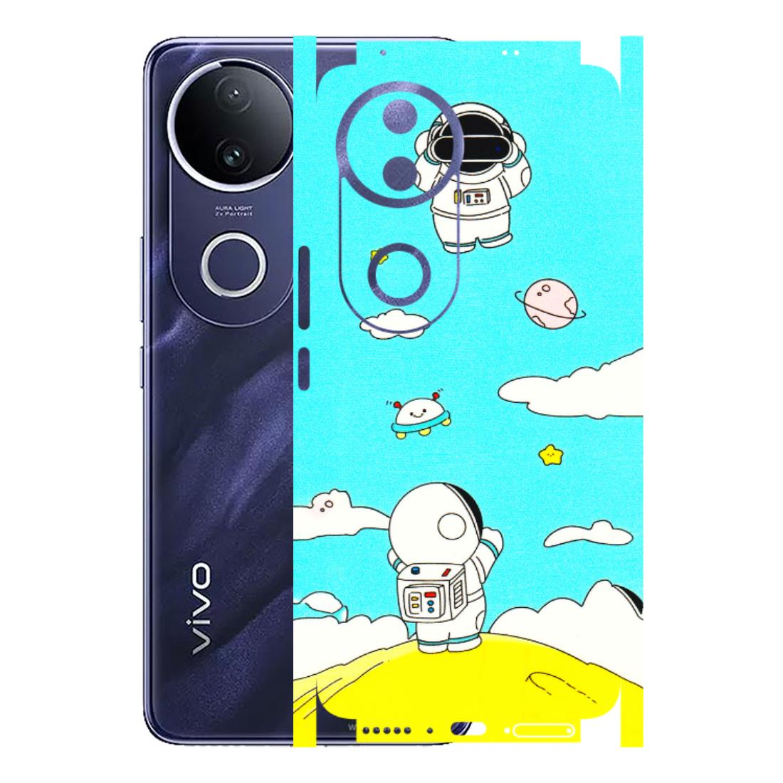 VIVO Z/V/X/T/U/S Series Phone Skins (All Models) - Blue Skies Astro Float - 3D Embossed Finish (L-230) Vivo T4R 5G