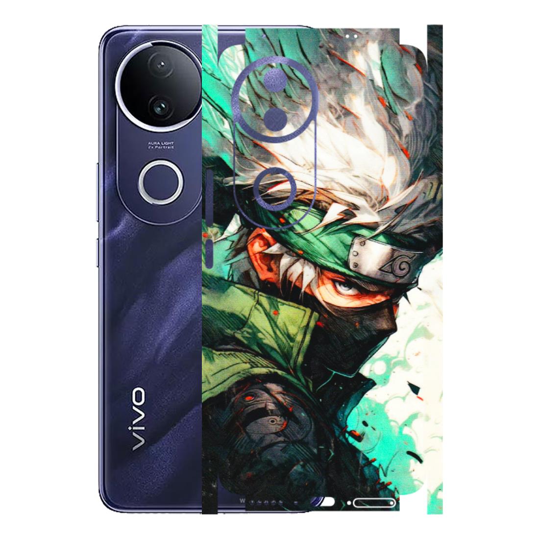 VIVO Z/V/X/T/U/S Series Phone Skins (All Models) - Kakashi Side Profile - 3D Embossed Finish (L-249) Vivo T4R 5G