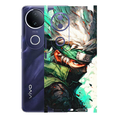 VIVO Z/V/X/T/U/S Series Phone Skins (All Models) - Kakashi Side Profile - 3D Embossed Finish (L-249) Vivo T4R 5G