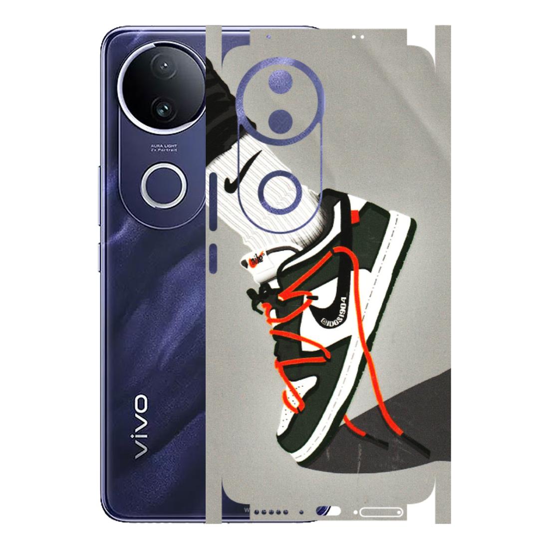 VIVO Z/V/X/T/U/S Series Phone Skins (All Models) - New Grey Sneaker - 3D Embossed Finish (L-261) Vivo T4R 5G