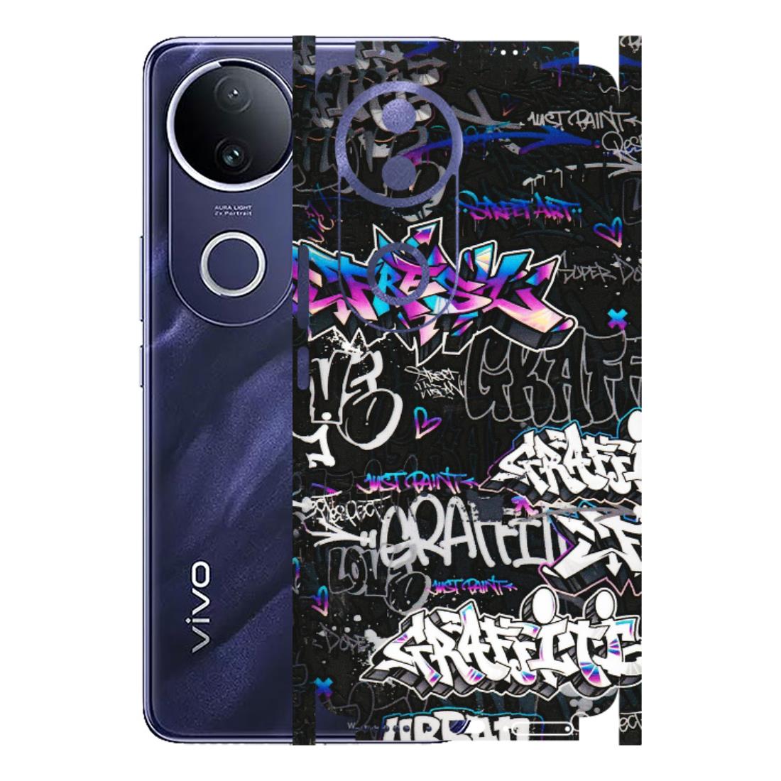 VIVO Z/V/X/T/U/S Series Phone Skins (All Models) - Graffiti Killer - 3D Embossed Finish (L-274) Vivo T4R 5G