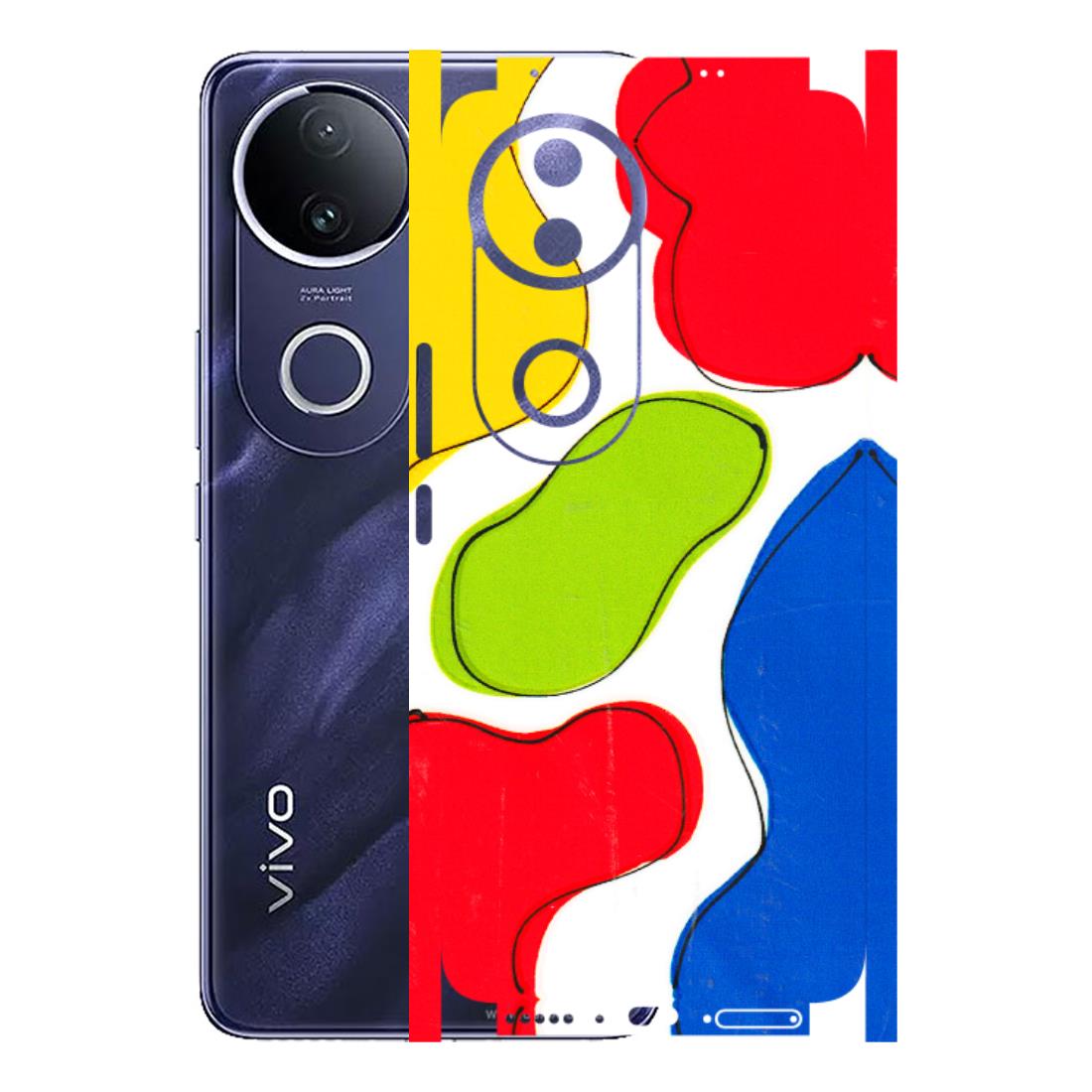 VIVO Z/V/X/T/U/S Series Phone Skins (All Models) - RGB Colour Paint - 3D Embossed Finish (L-284) Vivo T4R 5G