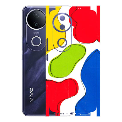 VIVO Z/V/X/T/U/S Series Phone Skins (All Models) - RGB Colour Paint - 3D Embossed Finish (L-284) Vivo T4R 5G