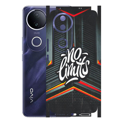 VIVO Z/V/X/T/U/S Series Phone Skins (All Models) - No Limits - 3D Embossed Finish (L-286) Vivo T4R 5G