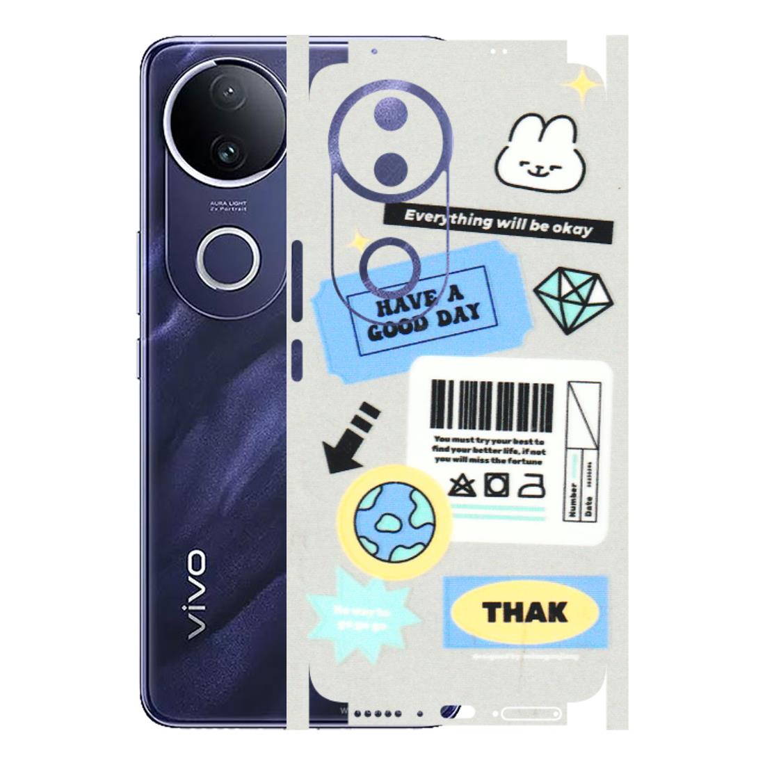 VIVO Z/V/X/T/U/S Series Phone Skins (All Models) - Will Be Okay Design - 3D Embossed Finish (L-316) Vivo T4R 5G