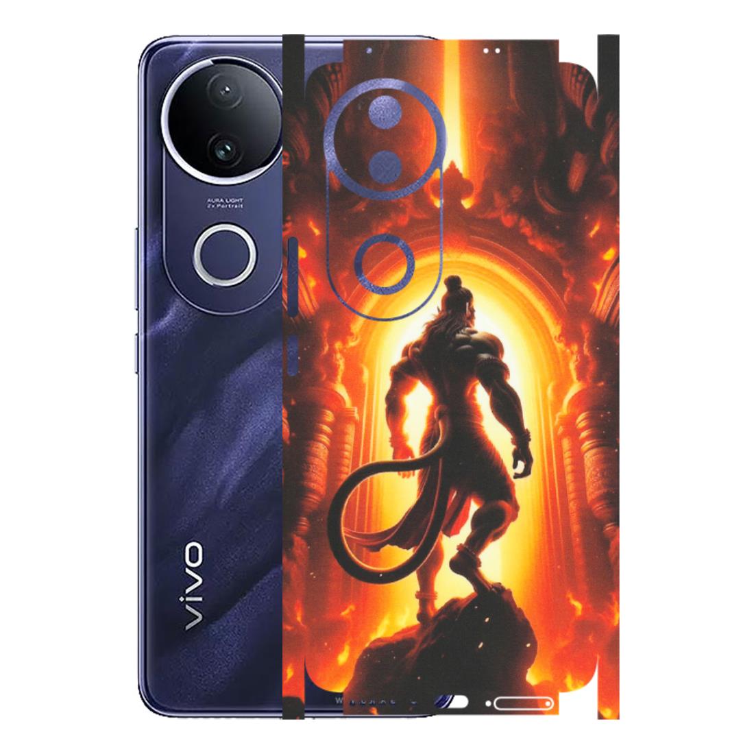 VIVO Z/V/X/T/U/S Series Phone Skins (All Models) - HanumanJi - Matte Finish (M-06) Vivo T4R 5G