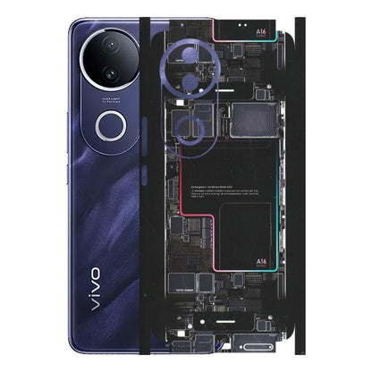 VIVO Z/V/X/T/U/S Series Phone Skins (All Models) - Motherboard Circuit Layout - Matte Finish (M-117) Vivo T4R 5G