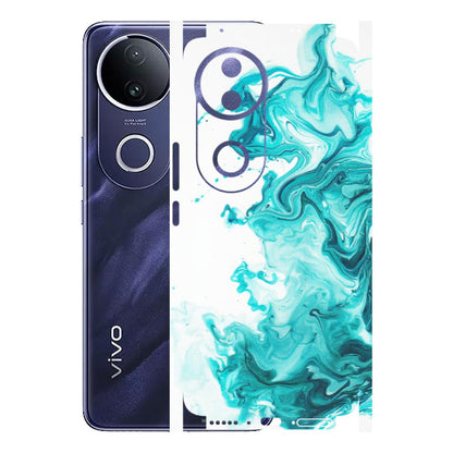 VIVO Z/V/X/T/U/S Series Phone Skins (All Models) - Sky Blue Abstract Colour - Matte Finish (M-146) Vivo T4R 5G