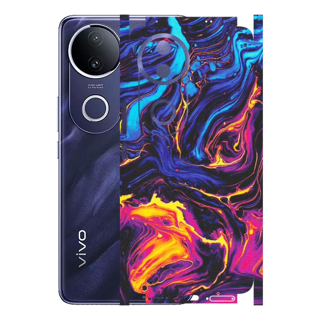 VIVO Z/V/X/T/U/S Series Phone Skins (All Models) - Abstract Paint Classy - Matte Finish (M-15) Vivo T4R 5G