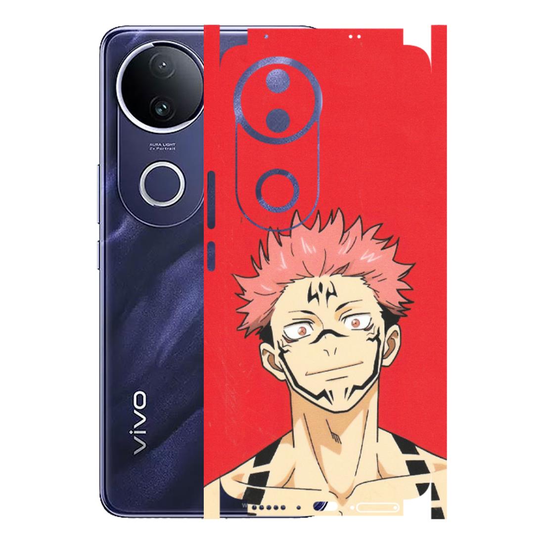 VIVO Z/V/X/T/U/S Series Phone Skins (All Models) - Ryomen Sukuna Fun Anime - Matte Finish (M-153) Vivo T4R 5G