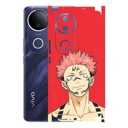 VIVO Z/V/X/T/U/S Series Phone Skins (All Models) - Ryomen Sukuna Fun Anime - Matte Finish (M-153) Vivo T4R 5G