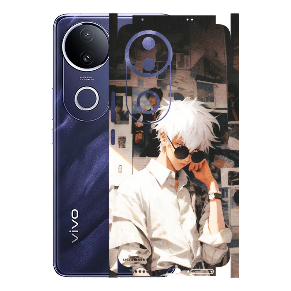 VIVO Z/V/X/T/U/S Series Phone Skins (All Models) - Gojo Satoru Jujustu Kaisen Anime - Matte Finish (M-156) Vivo T4R 5G