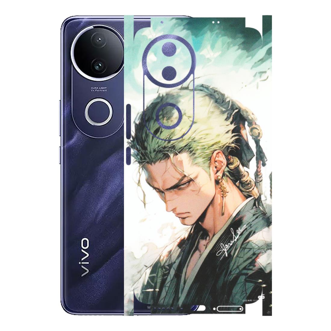 VIVO Z/V/X/T/U/S Series Phone Skins (All Models) - Pirate Hunter One Piece Anime - Matte Finish (M-157) Vivo T4R 5G
