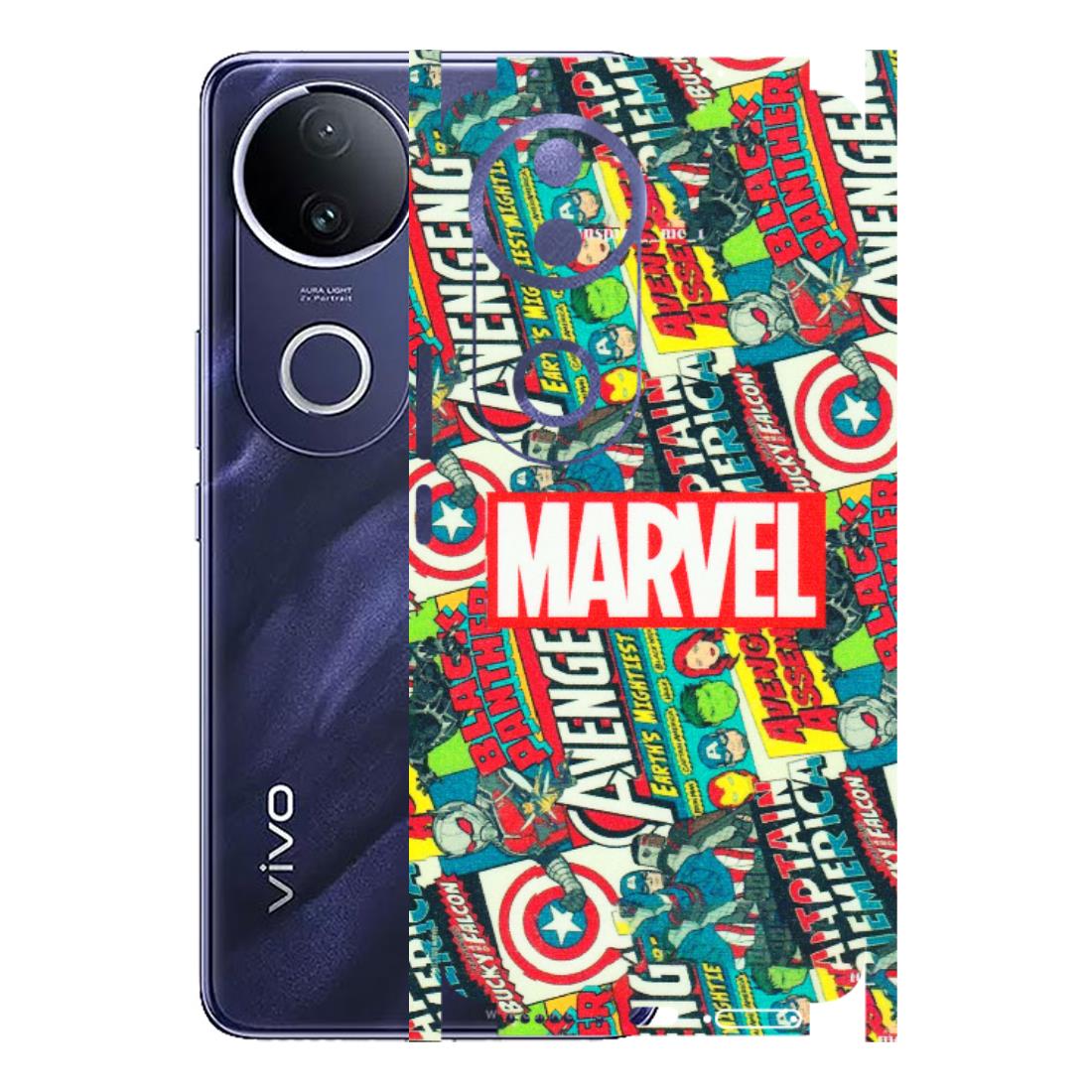 VIVO Z/V/X/T/U/S Series Phone Skins (All Models) - Marvel Comic Lover - Matte Finish (M-30) Vivo T4R 5G