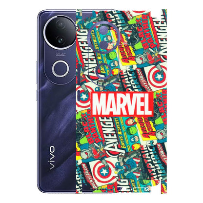VIVO Z/V/X/T/U/S Series Phone Skins (All Models) - Marvel Comic Lover - Matte Finish (M-30) Vivo T4R 5G
