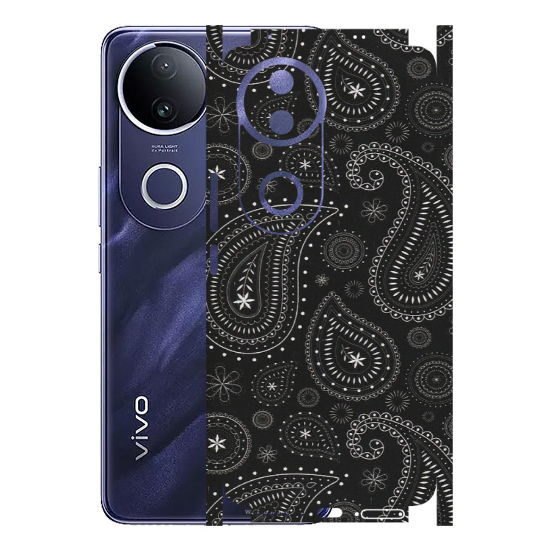 VIVO Z/V/X/T/U/S Series Phone Skins (All Models) - Black Sober Kerry - Matte Finish (M-37) Vivo T4R 5G
