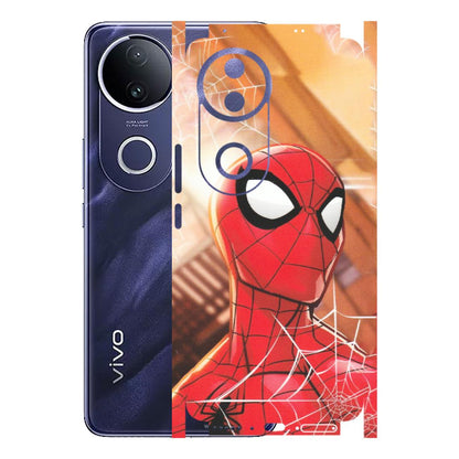 VIVO Z/V/X/T/U/S Series Phone Skins (All Models) - Spiderman Face New - Matte Finish (M-41) Vivo T4R 5G