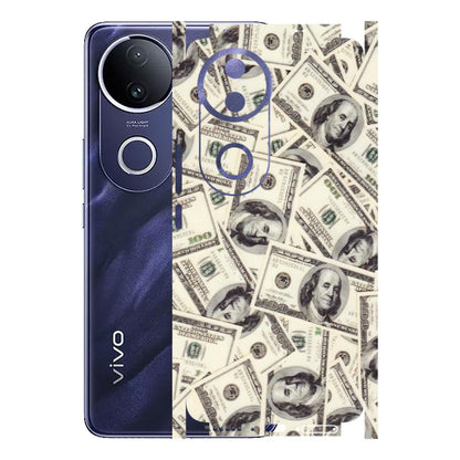 VIVO Z/V/X/T/U/S Series Phone Skins (All Models) - Dollar Lover - Transparent Finish (T-17) Vivo T4R 5G