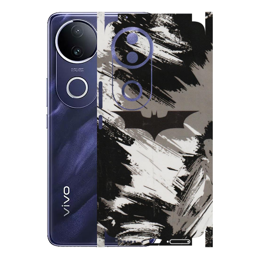 VIVO Z/V/X/T/U/S Series Phone Skins (All Models) - Batman Fleece DC - Transparent Finish (T-19) Vivo T4R 5G