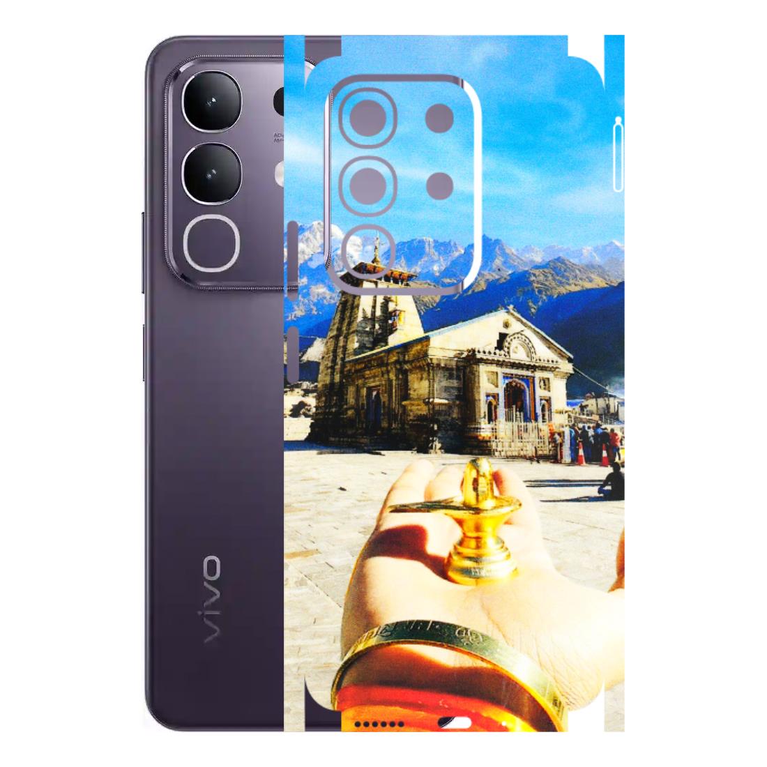 VIVO Z/V/X/T/U/S Series Phone Skins (All Models) - Beauty of Kedarnath - 3D Embossed Finish (L-108) Vivo T4X 5G