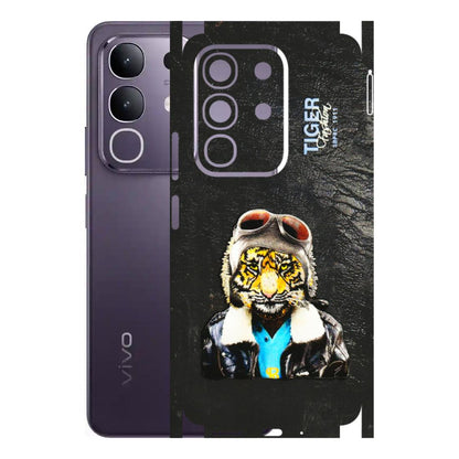 VIVO Z/V/X/T/U/S Series Phone Skins (All Models) - Rider Tiger - 3D Embossed Finish (L-113) Vivo T4X 5G