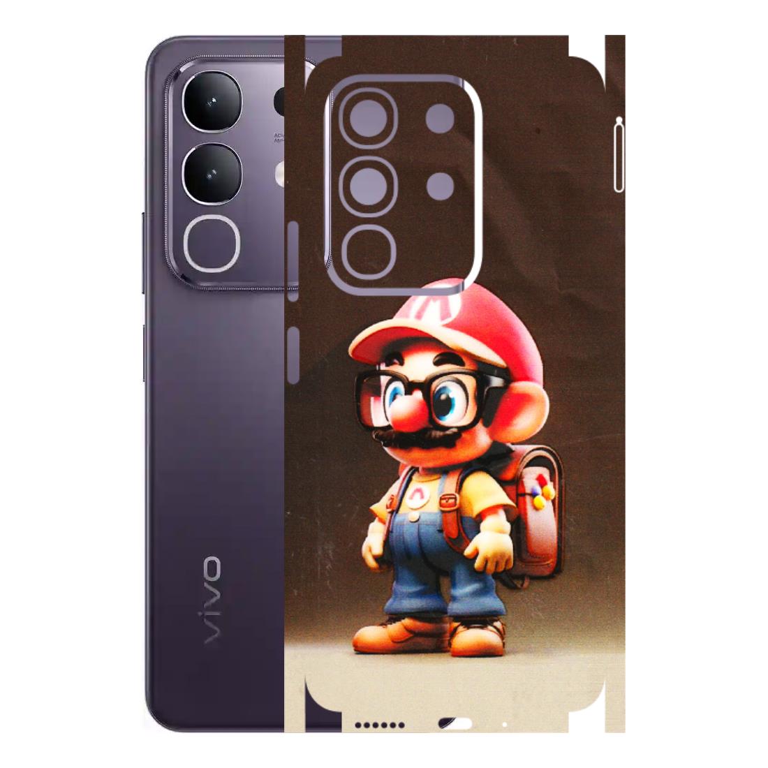 VIVO Z/V/X/T/U/S Series Phone Skins (All Models) - Little Mario - 3D Embossed Finish (L-119) Vivo T4X 5G