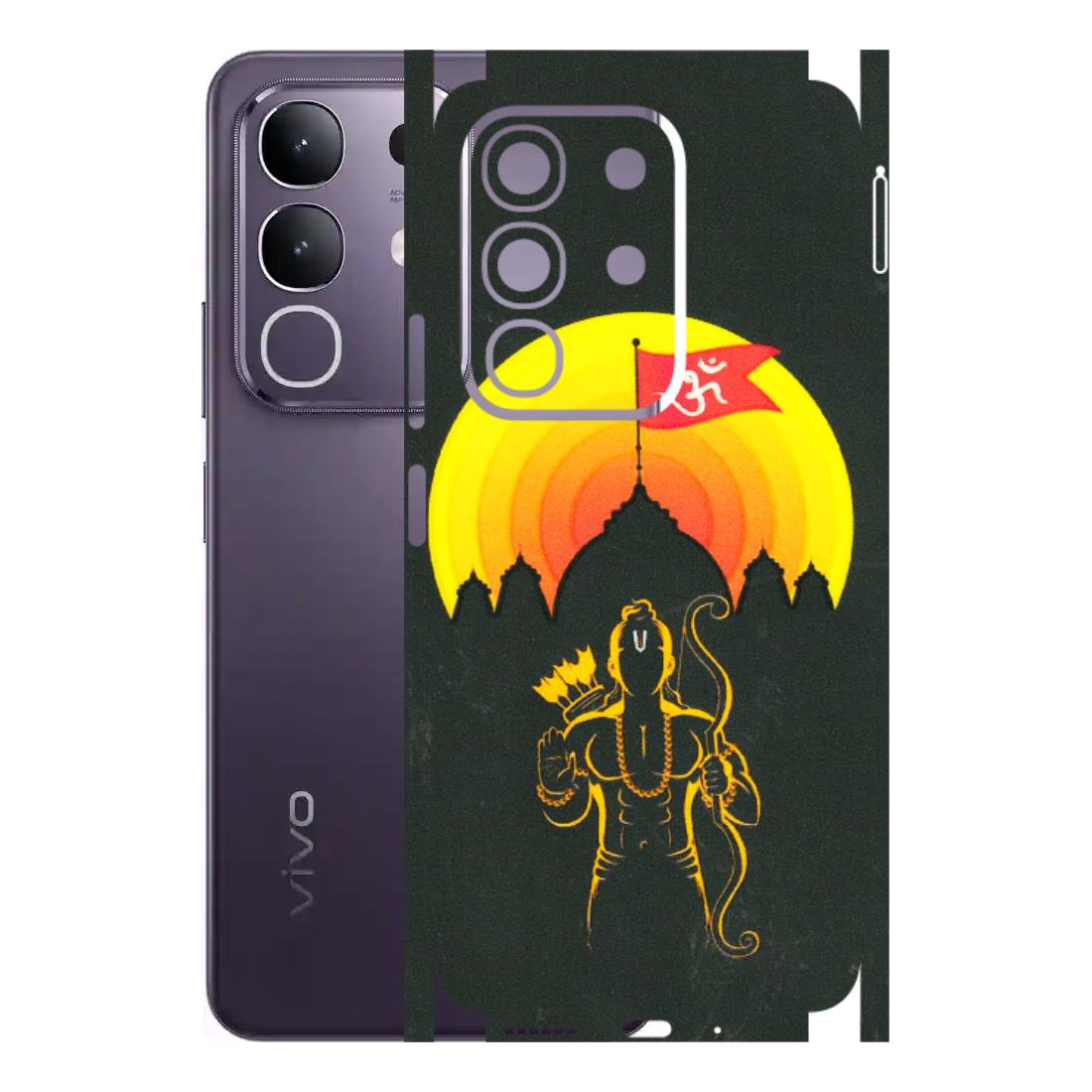 VIVO Z/V/X/T/U/S Series Phone Skins (All Models) - Lord Ram - 3D Embossed Finish (L-132) Vivo T4X 5G