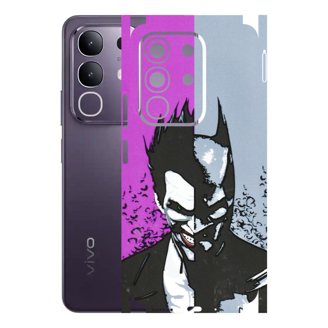 VIVO Z/V/X/T/U/S Series Phone Skins (All Models) - Batman & Joker - 3D Embossed Finish (L-143) Vivo T4X 5G