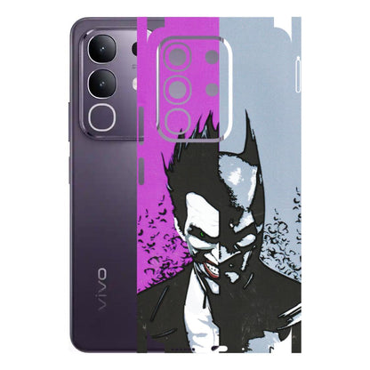 VIVO Z/V/X/T/U/S Series Phone Skins (All Models) - Batman & Joker - 3D Embossed Finish (L-143) Vivo T4X 5G