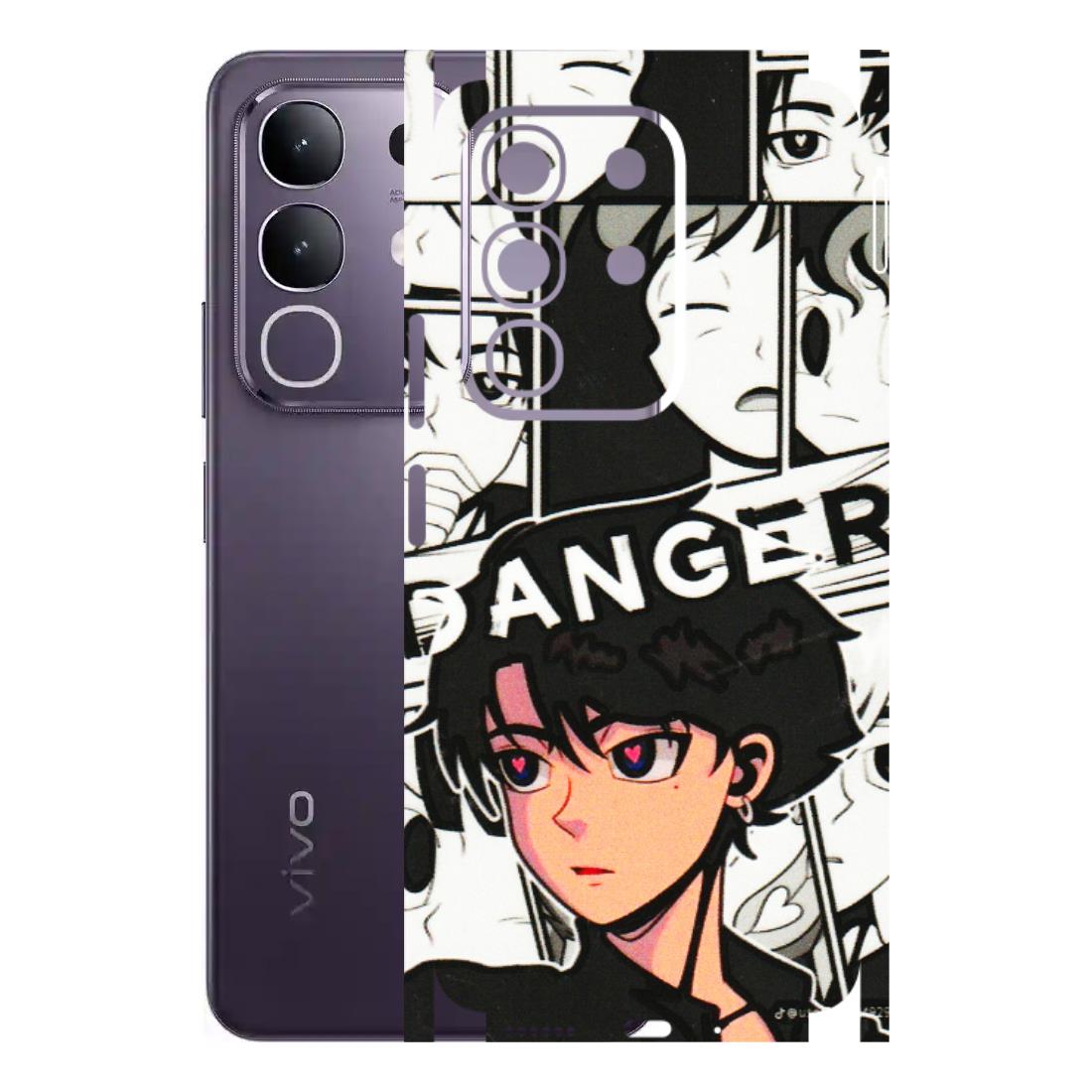 VIVO Z/V/X/T/U/S Series Phone Skins (All Models) - Danger Anime - 3D Embossed Finish (L-155) Vivo T4X 5G