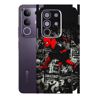 VIVO Z/V/X/T/U/S Series Phone Skins (All Models) - SpiderMan New - 3D Embossed Finish (L-162) Vivo T4X 5G