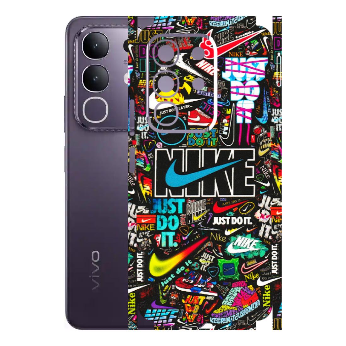 VIVO Z/V/X/T/U/S Series Phone Skins (All Models) - Just Do It Doodles - 3D Embossed Finish (L-166) Vivo T4X 5G