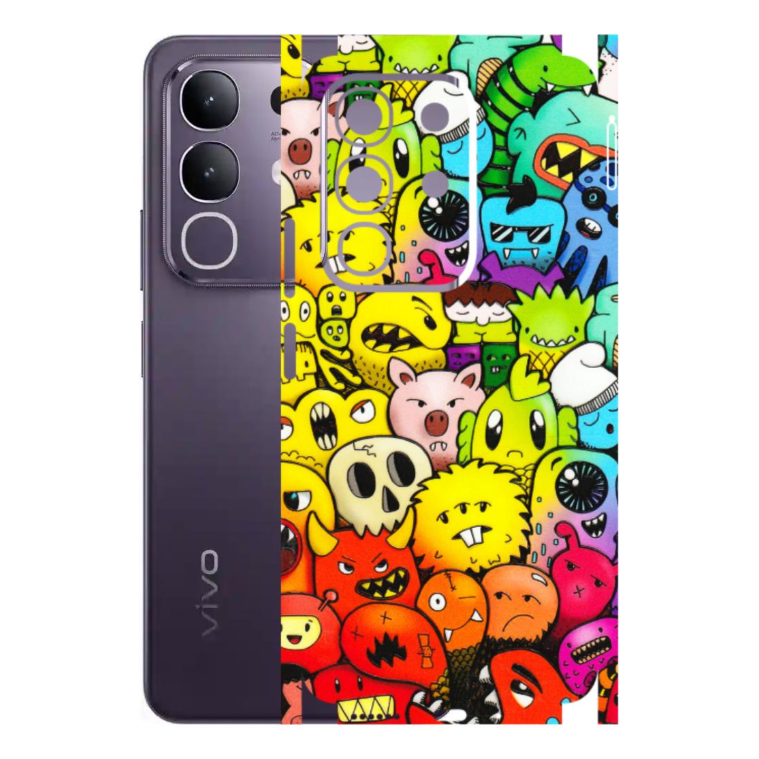 VIVO Z/V/X/T/U/S Series Phone Skins (All Models) - Angry Funkies - 3D Embossed Finish (L-169) Vivo T4X 5G