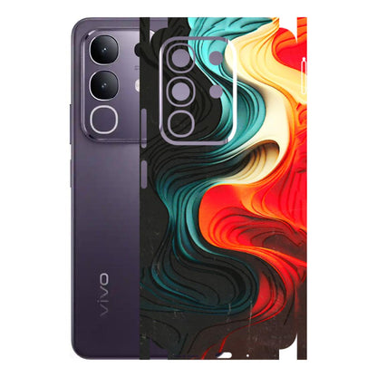 VIVO Z/V/X/T/U/S Series Phone Skins (All Models) - The Silky Swirl - 3D Embossed Finish (L-240) Vivo T4X 5G
