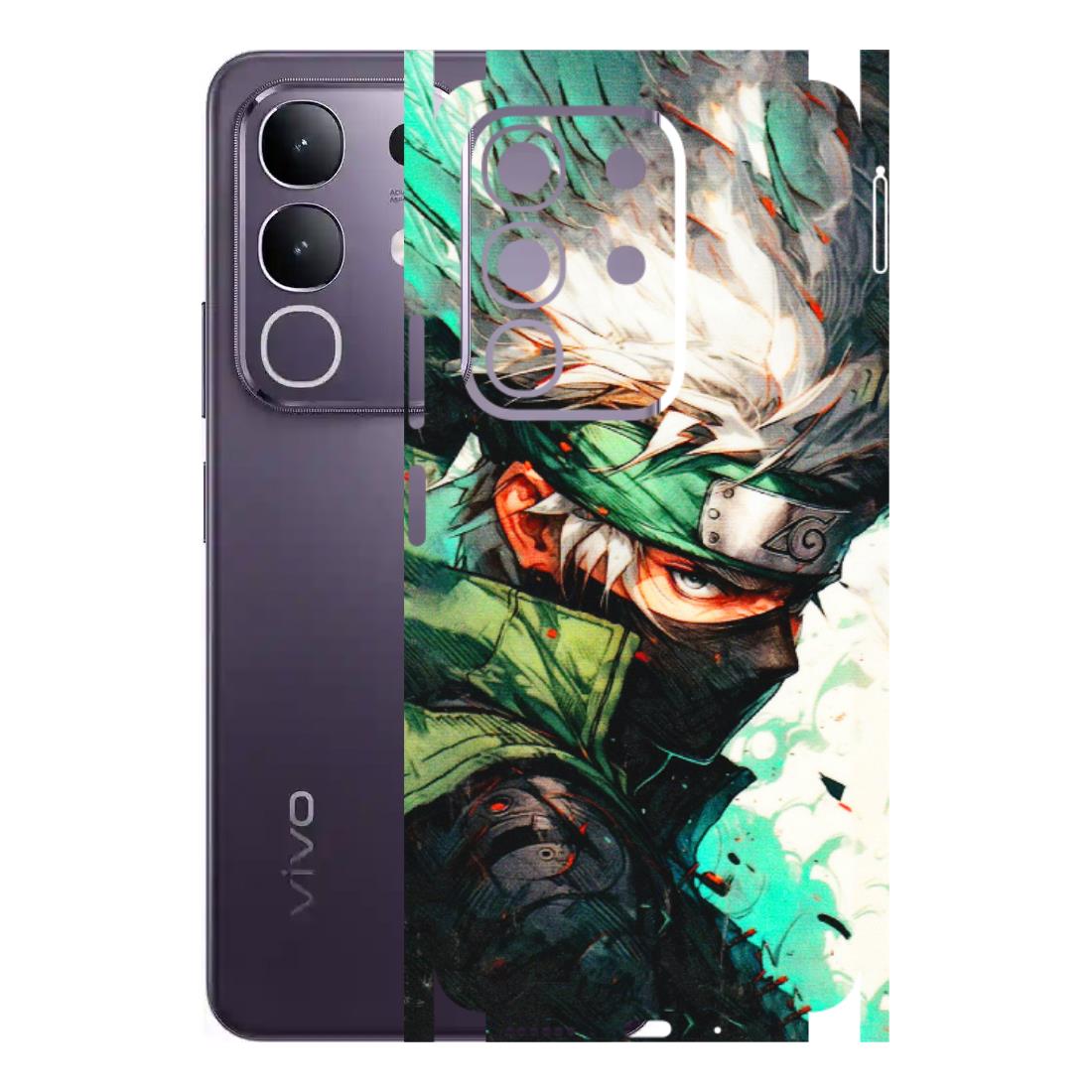 VIVO Z/V/X/T/U/S Series Phone Skins (All Models) - Kakashi Side Profile - 3D Embossed Finish (L-249) Vivo T4X 5G
