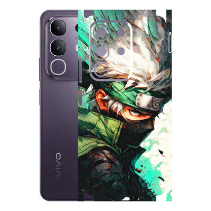 VIVO Z/V/X/T/U/S Series Phone Skins (All Models) - Kakashi Side Profile - 3D Embossed Finish (L-249) Vivo T4X 5G